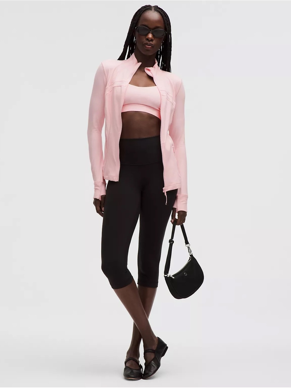 lululemon athletica Light Pink Utility Zip Jacket